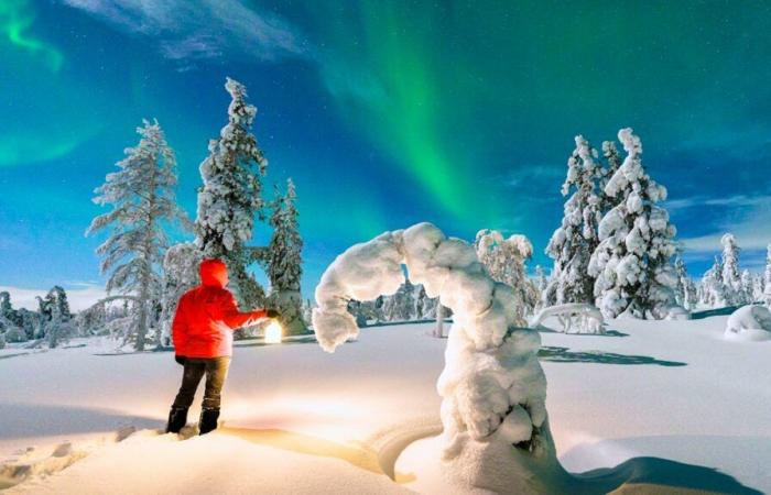 Diese Touristen, die ihre Winterausrüstung zurücklassen