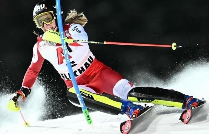 Ski Alpin. Katharina Liensberger gewinnt die erste Runde des Flachauer Slaloms. Sport