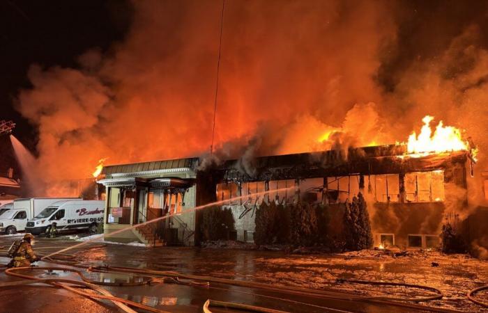 Feuer in der Fraser Street in Rivière-du-Loup