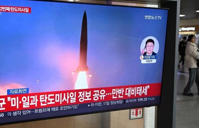 Nordkorea feuert mehrere Kurzstreckenraketen ab, bevor Trump zurückkehrt