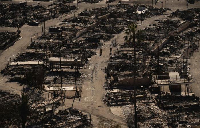 Mitten in den Ruinen ihres von den Flammen zerstörten Hauses findet sie ihren Ehering