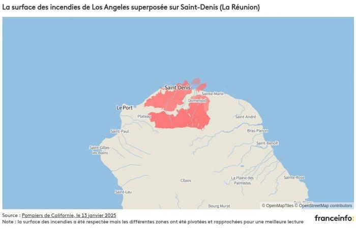 Visualisieren Sie das Ausmaß der Brände in Kalifornien im Vergleich zu französischen Städten