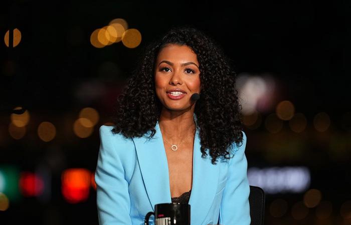 Malika Andrews kehrt inmitten von Waldbränden für „NBA Today“ in das LA-Studio von ESPN zurück