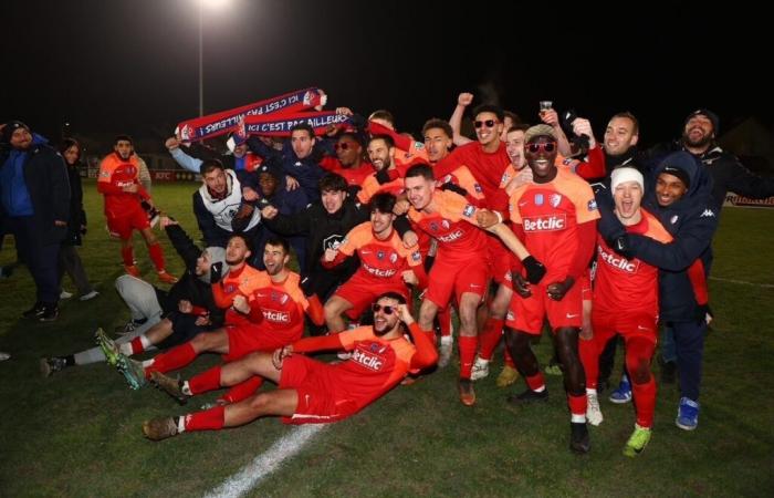 (Direkt abgeschlossen). Leistung von SU Dives-Cabourg, die sich für das Achtelfinale des Coupe de France qualifiziert