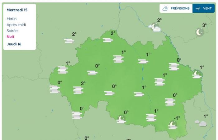 Allier (Wetter) – Wie wird das Wetter am Mittwoch, den 15. Januar 2025 sein?