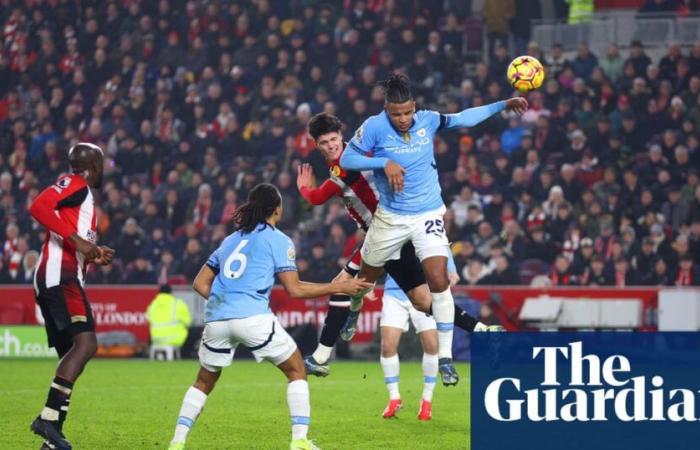 Manchester City verspielt die 2:0-Führung, als Nørgaard spät für Brentford zuschlägt