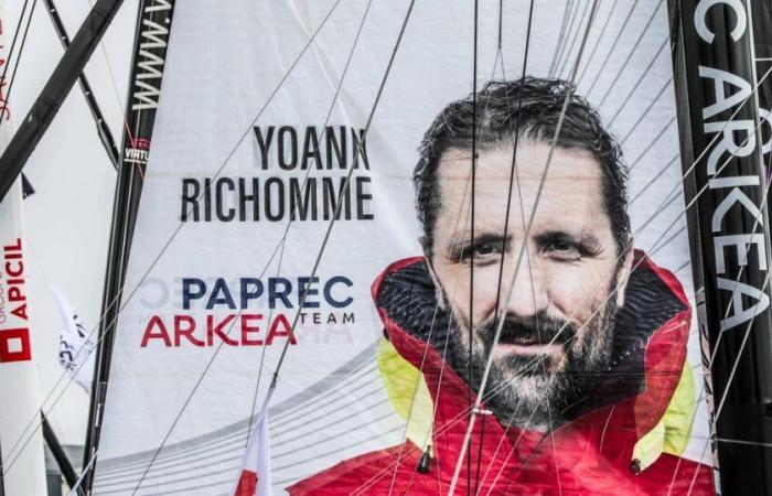 Wann wird Yoann Richomme die Ziellinie überqueren?