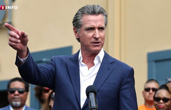 Gavin Newsom, Gouverneur unter Druck, bevor Donald Trump wieder ins Geschäft zurückkehrt