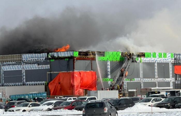 Großbrand in der Bernard-Gariépy-Sekundarschule