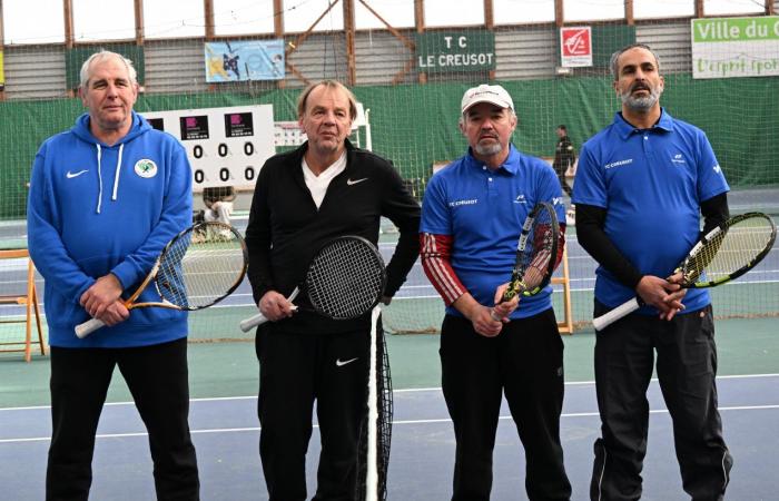 Le Creusot qualifiziert sich für das 1/16 der französischen Interclub-Meisterschaft +55 Jahre alte Herren