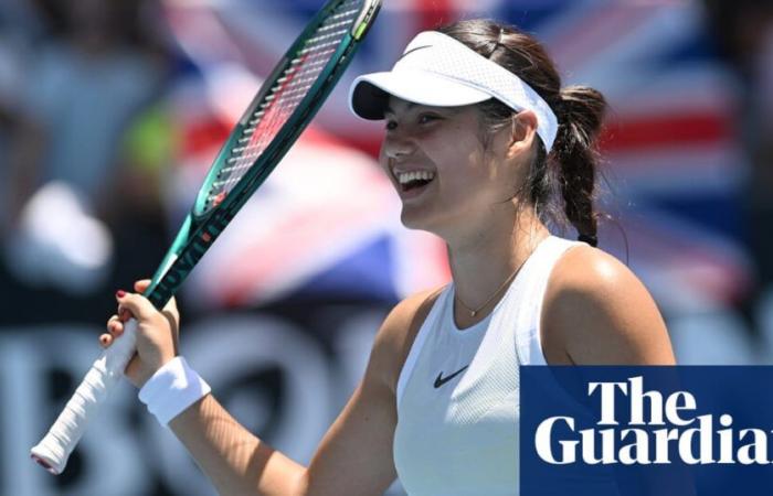 Emma Raducanu überwindet ihre Aufschlagprobleme und kämpft sich bei den Australian Open durch