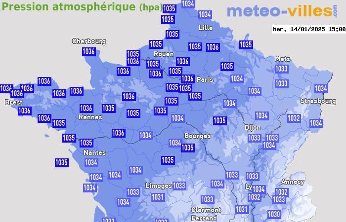 Dieser Morgen des 14. Januar war der kälteste in Frankreich seit 7 Jahren! 14.01.2025