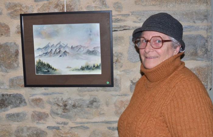 Aquarelle der vinzentinischen Künstlerin Isabelle Sevin in der Medienbibliothek