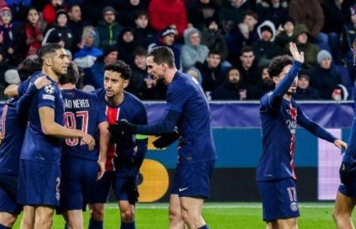 Eine verkleinerte Gruppe im Coupe de France