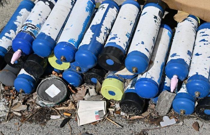 Hunderte Kanister in den Straßen von Agde, schädliche Auswirkungen auf die Gesundheit … Die Stadt erlässt ein Dekret, das den Verkauf von Lachgas verbietet, dem Lachgas, das bei jungen Menschen in Mode ist