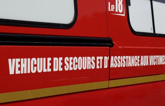 Gard-Feuerwehrleute retten einen Arbeiter, der in einer Tunnelbohrmaschine in Nîmes verletzt wurde