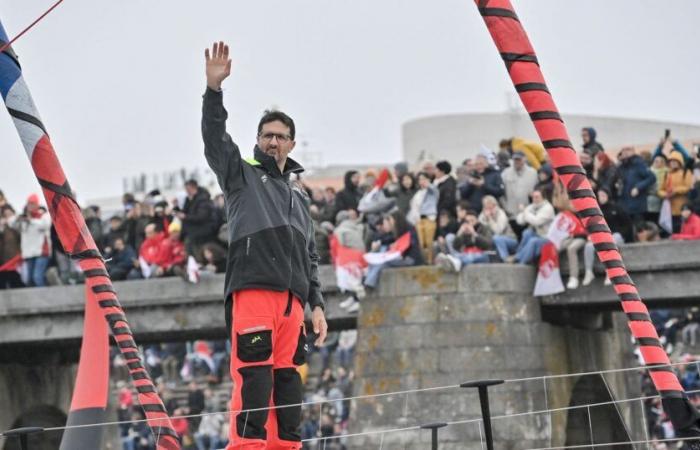 Yoann Richomme wird Zweiter im Vendée Globe, nachdem er am Mittwoch, dem 15. Januar, in Les Sables-d’Olonne angekommen ist