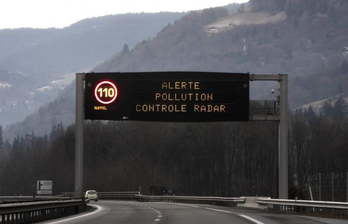 reduzierte Geschwindigkeit auf den Straßen