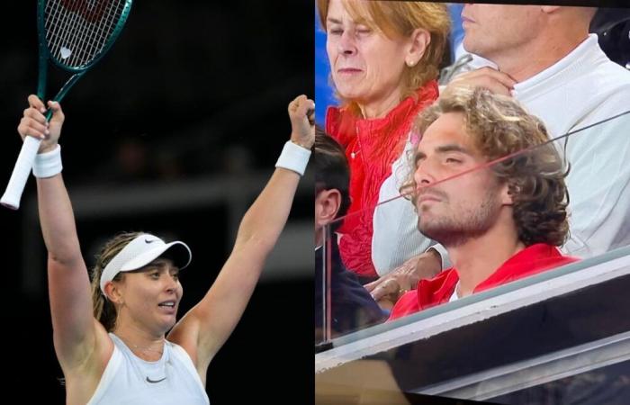 Paula Badosa verteidigt die dritte Runde gegen den einheimischen Gibson und unter den wachsamen Augen von Tsitsipas