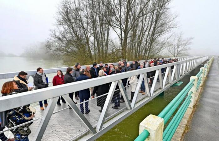 Drei Projekte wurden in Anwesenheit von Franck Leroy, dem Präsidenten der Region, eingeweiht