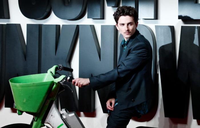 Warum Timothée Chalamet mit dem Fahrrad zur Premiere des Films „A Perfect Stranger“ in London anreiste