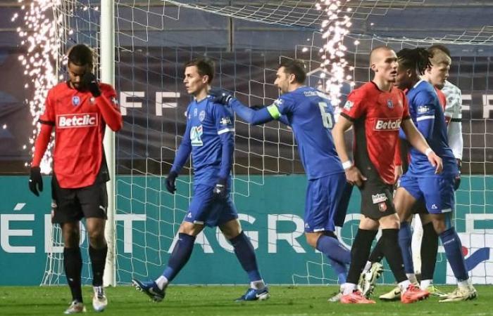 Rennes fällt an Troyes, Cannes (N2) bietet Lorient im Coupe de France