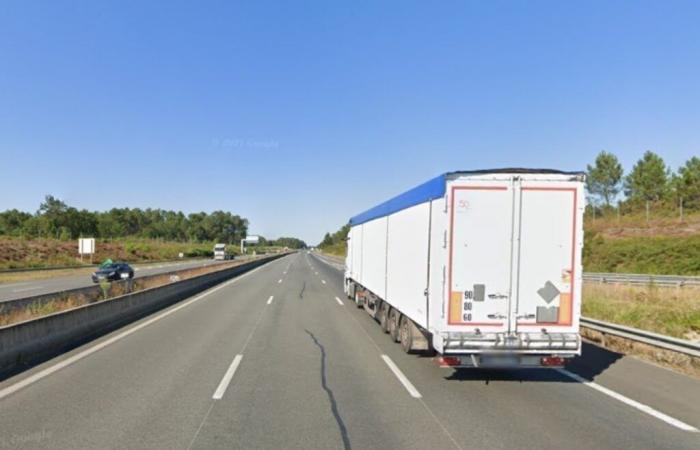 Drei Männer wurden bei einem Unfall zwischen zwei Lastwagen auf der A63 in der Gironde verletzt