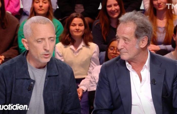 Angespannter Austausch zwischen Vincent Lindon und Gad Elmaleh in Quotidien