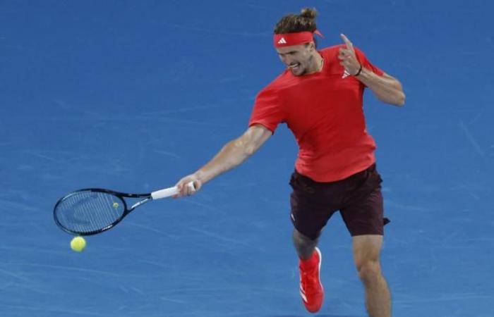 Alexander Zverev in der dritten Runde der Australian Open nach seinem Sieg gegen Pedro Martinez