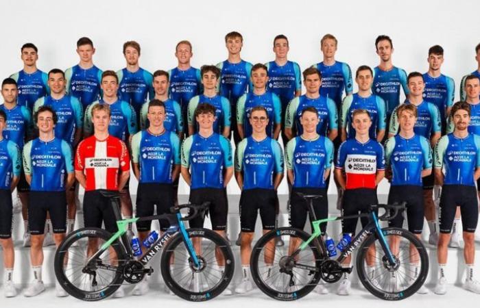 Radfahren. Straße – Das Programm jedes Läufers des Decathlon AG2R La Mondiale-Teams