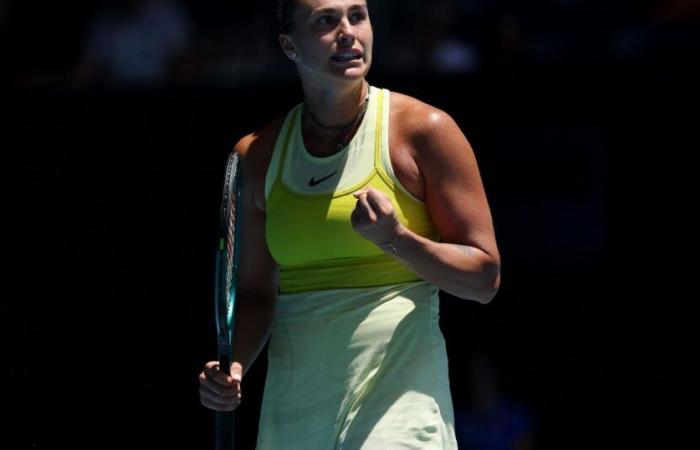 Aryna Sabalenka besteht eine erste echte Prüfung erfolgreich