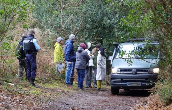 Zwei der drei „Eichhörnchen“, die gegen die THT-Leitung protestierten, wurden unter Hochspannung evakuiert