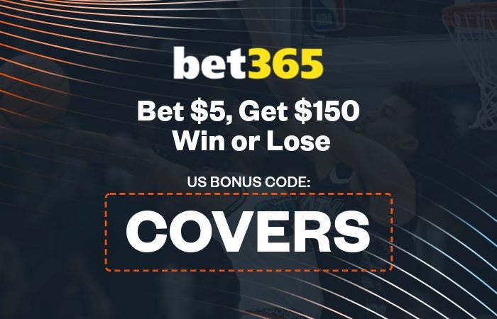 Fordern Sie den bet365-Bonuscode „COVERS“ für Bonuswetten im Wert von 150 $ an, egal ob Sie gewinnen oder verlieren, für Grizzlies vs. Spurs