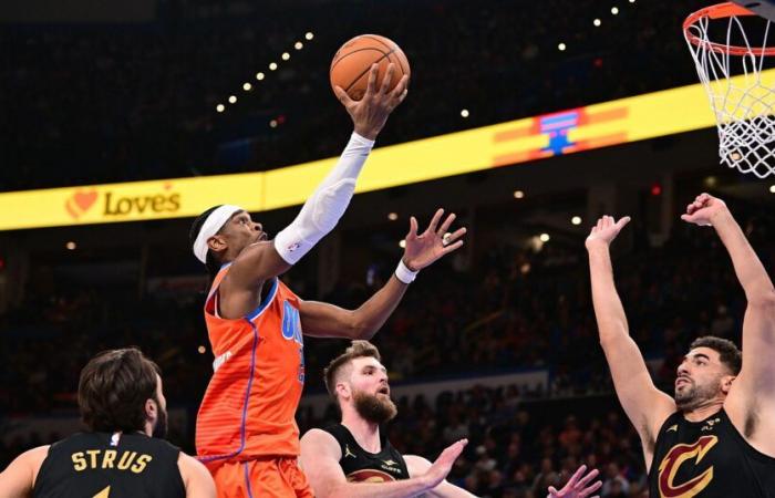 Die Oklahoma City Thunder und Shai Gilgeous-Alexander schlugen hart gegen die Cleveland Cavaliers (134-114)