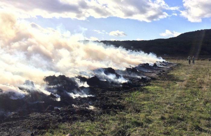 Feuerwehrleute müssen in La Brousse eingreifen