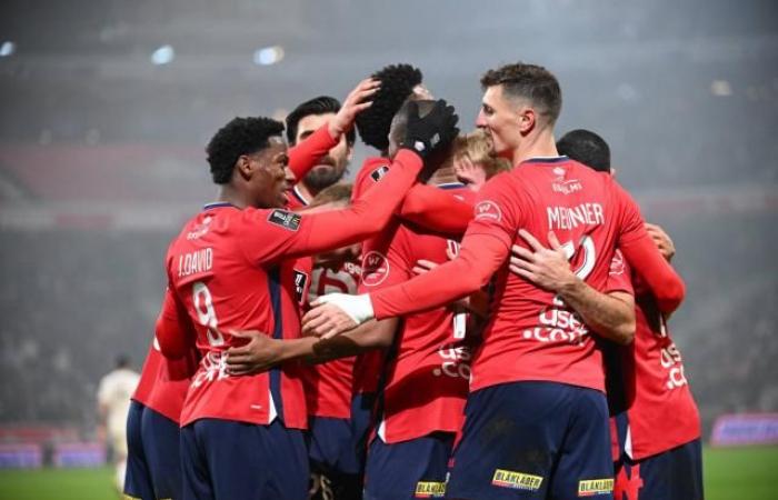 Lille ist gegen Nizza beeindruckend, bestreitet sein 21. Spiel ohne Niederlage und klettert auf das Podium der Ligue 1