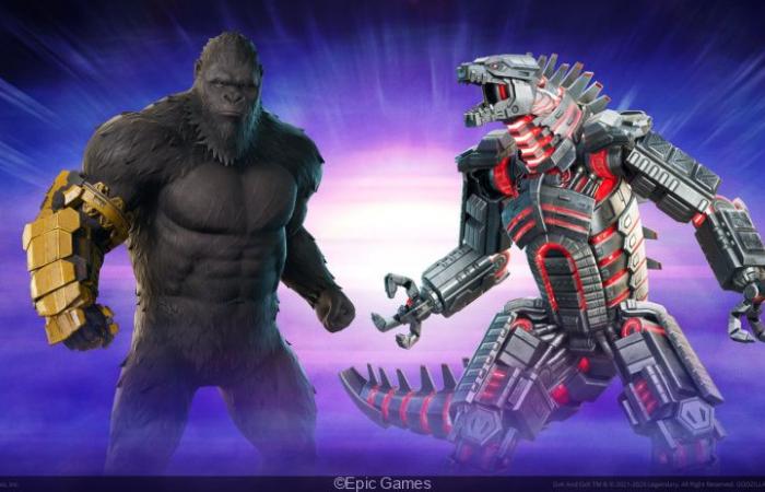 Godzilla und Kong treffen im Fortnite-Kampf ein!