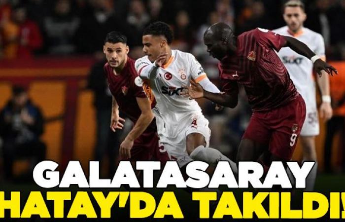 Galatasaray blieb bei Hatayspor in der Super League – Sport hängen