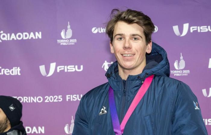 Jonas Skabar holt Bronze im Super-G