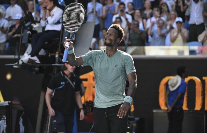 Mit 38 Jahren qualifiziert sich der großartige Gaël Monfils für das Achtelfinale der Australian Open