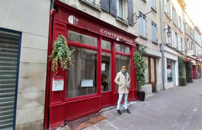 Als leidenschaftlicher Koch eröffnete er sein Restaurant in einer der schönsten mittelalterlichen Städte der Gironde