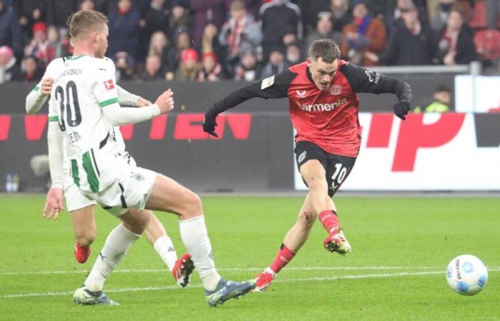 Auch Florian Wirtz und Bayer Leverkusen sind zu stark für Gladbach