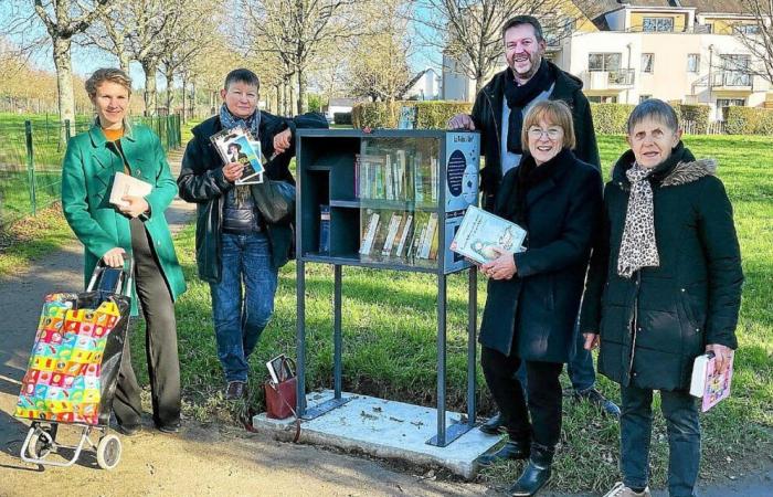 In Saint-Avé wurden drei neue Bücherkästen in der Stadt installiert