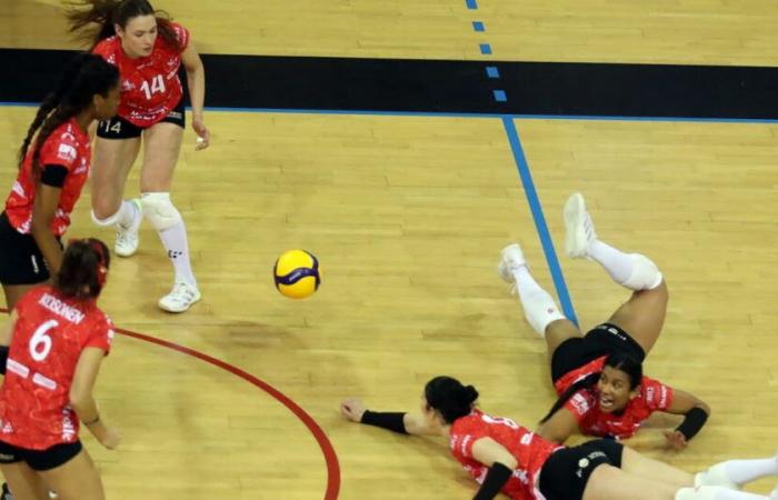 Volleyball. Volley Mulhouse Alsace, das in Aix-Venelles geschlagen wurde, schafft es nicht mehr