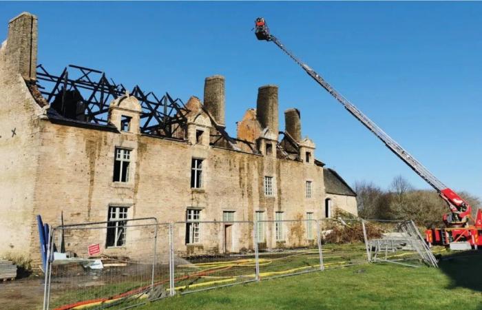 Ein Spendenaufruf im Finistère nach dem Brand im Manoir de Kernault