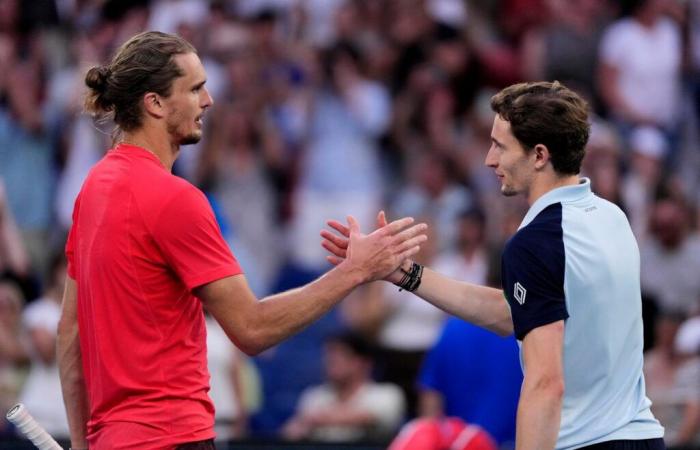 Ugo Humbert schied mit Auszeichnung gegen Alexander Zverev aus