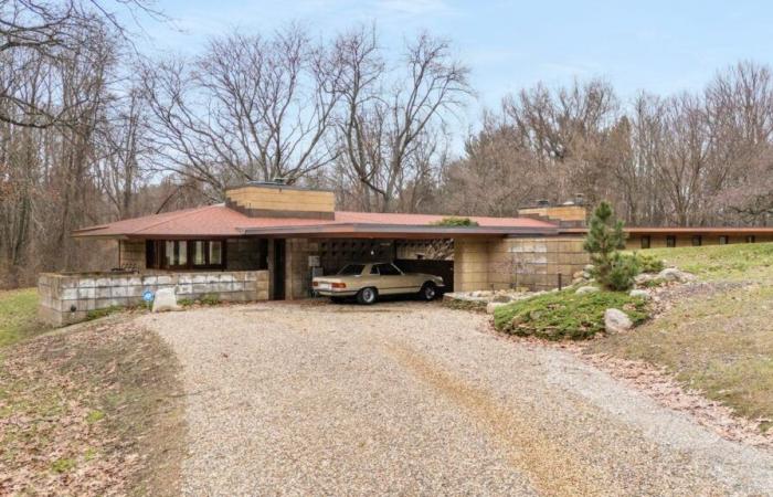 Das Weisblat House von Frank Lloyd Wright steht zum zweiten Mal zum Verkauf