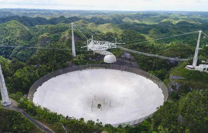 Das ist wirklich mit dem Arecibo-Observatorium passiert