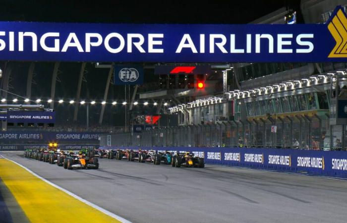 Singapore Airlines setzt sein Sponsoring des Formel-1-Grand-Prix von Singapur fort