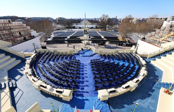 Wie wird die Amtseinführung von Herrn Trump heute Abend stattfinden?